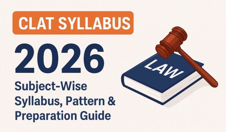 CLAT SYLLABUS 2026