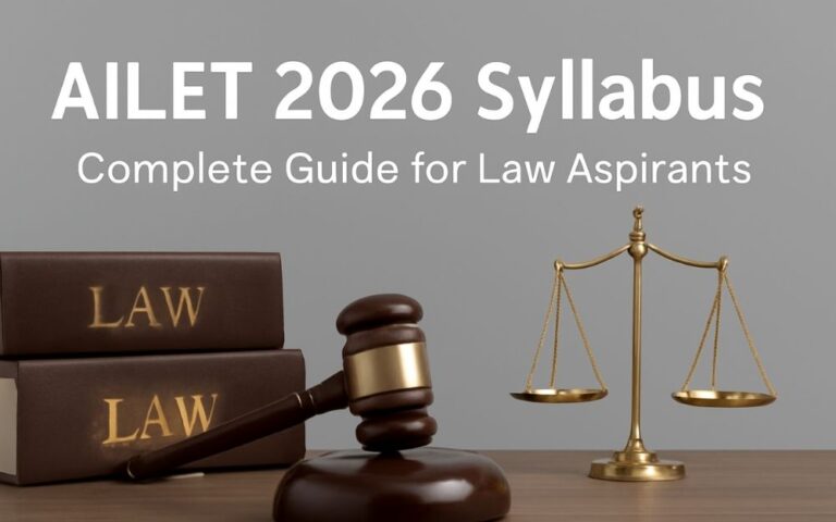 AILET 2026 Syllabus – BA LL.B. & LL.M. Exam Pattern - NPLC