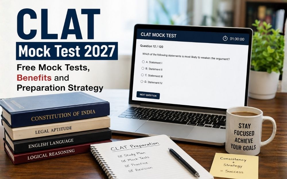 CLAT Mock Test 2027: Free Mock Tests, Benefits and Preparation Strategy